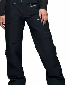 Outlet Norrøna Women's Lofoten GORE-TEX Insulated Short Pants Caviar Black