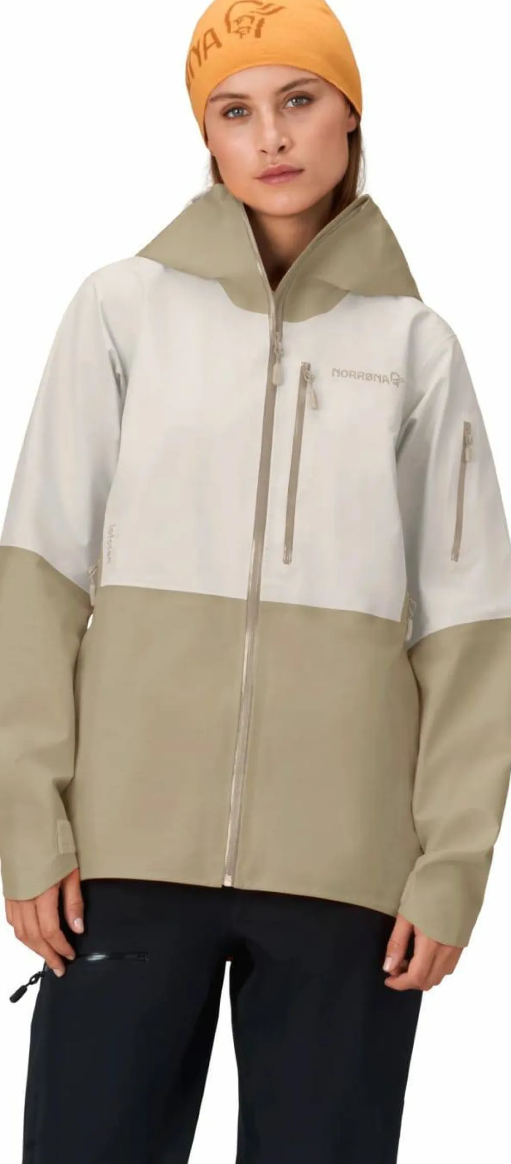 Clearance Norrøna Women's Lofoten GORE-TEX Jacket Oatmeal