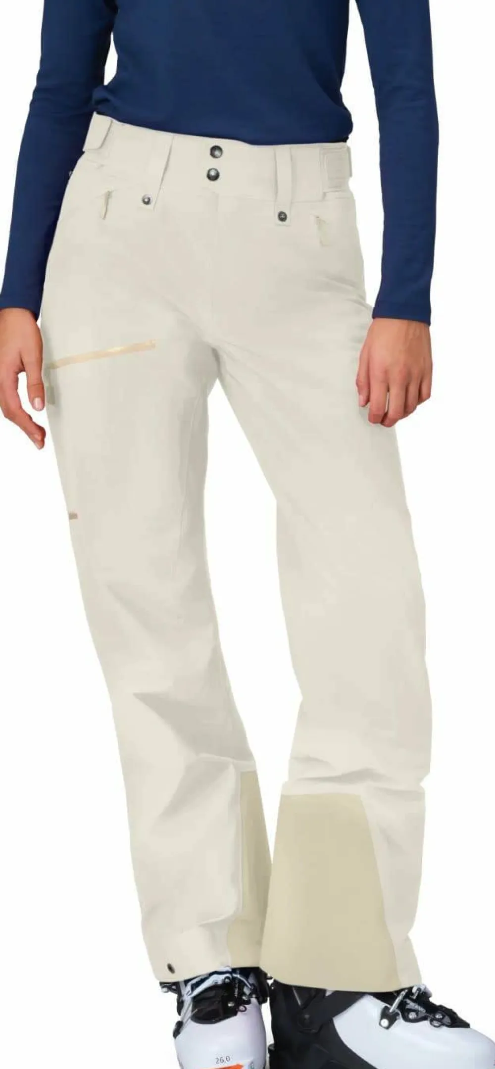 Clearance Norrøna Women's Lofoten GORE-TEX Pants Oatmeal