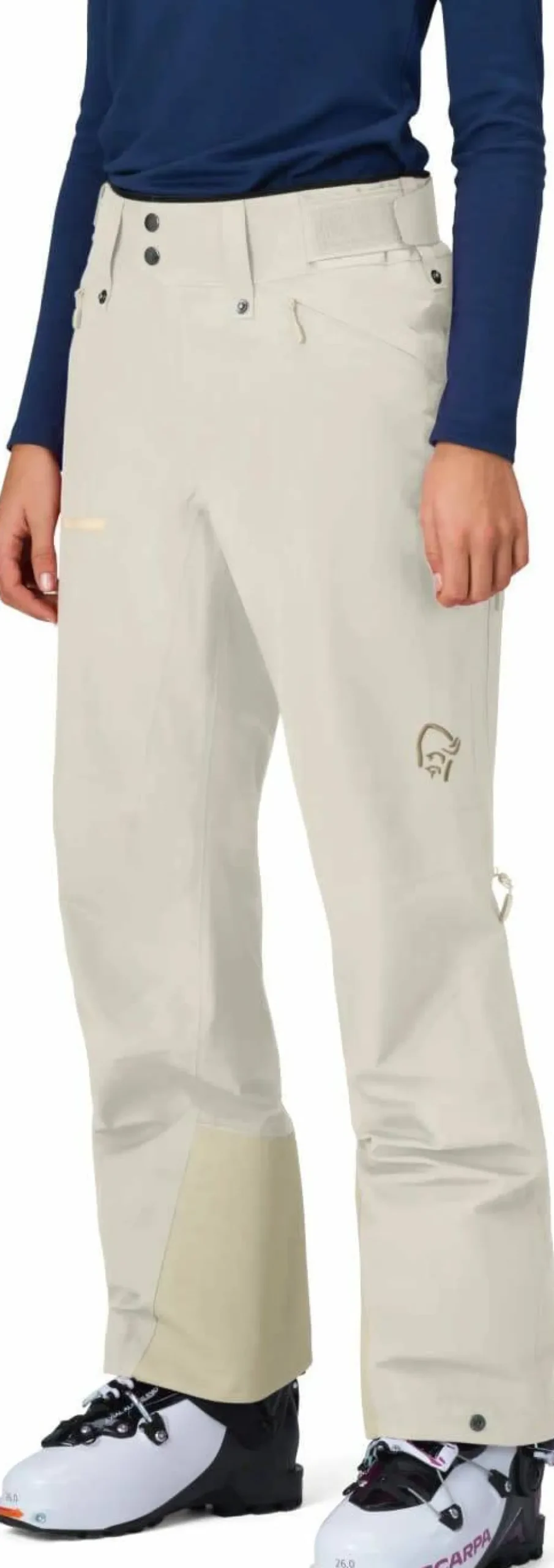 Clearance Norrøna Women's Lofoten GORE-TEX Pants Oatmeal