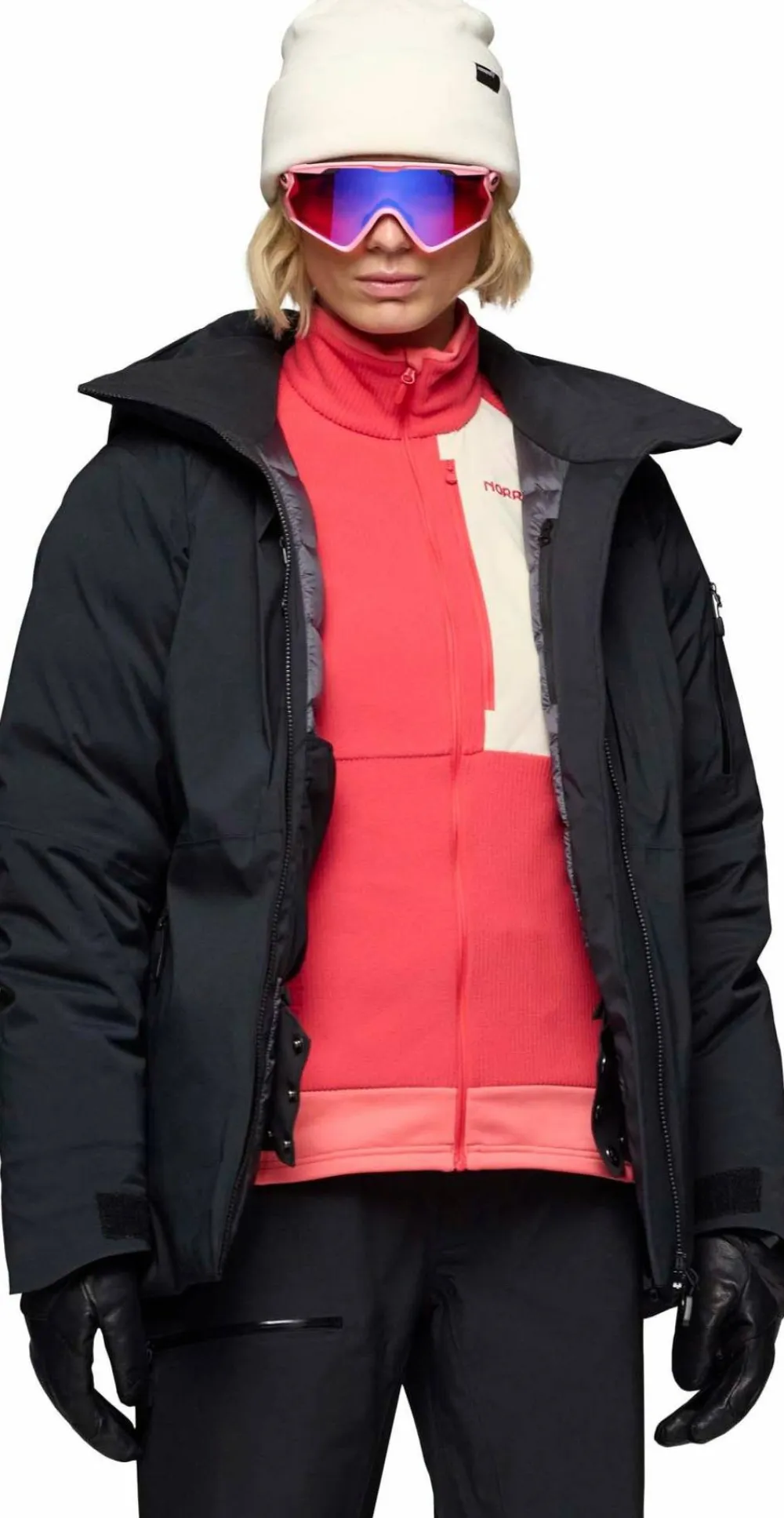 Norrøna Women's Lofoten GORE-TEX Down800 Jacket Caviar Black