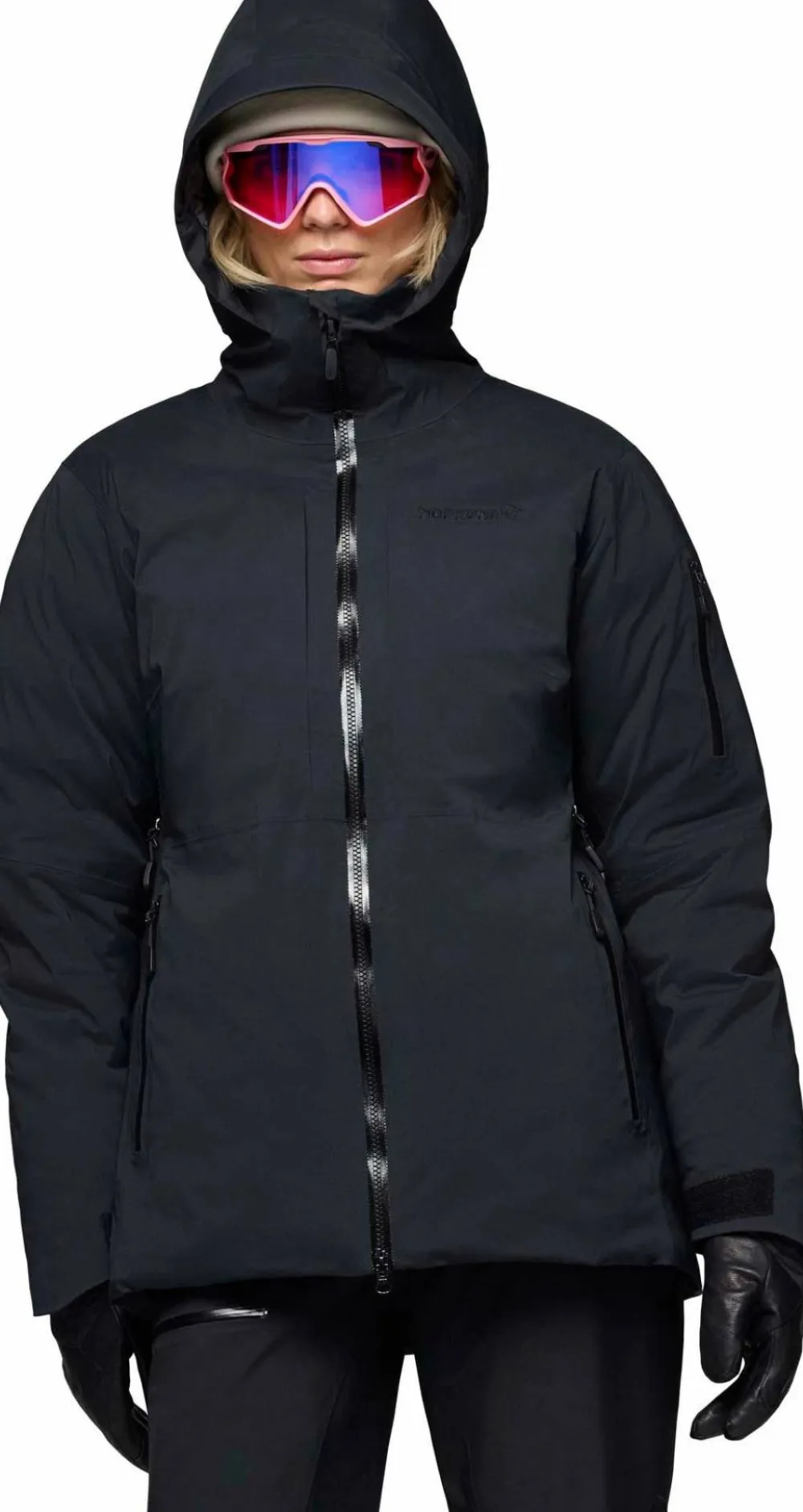 Norrøna Women's Lofoten GORE-TEX Down800 Jacket Caviar Black
