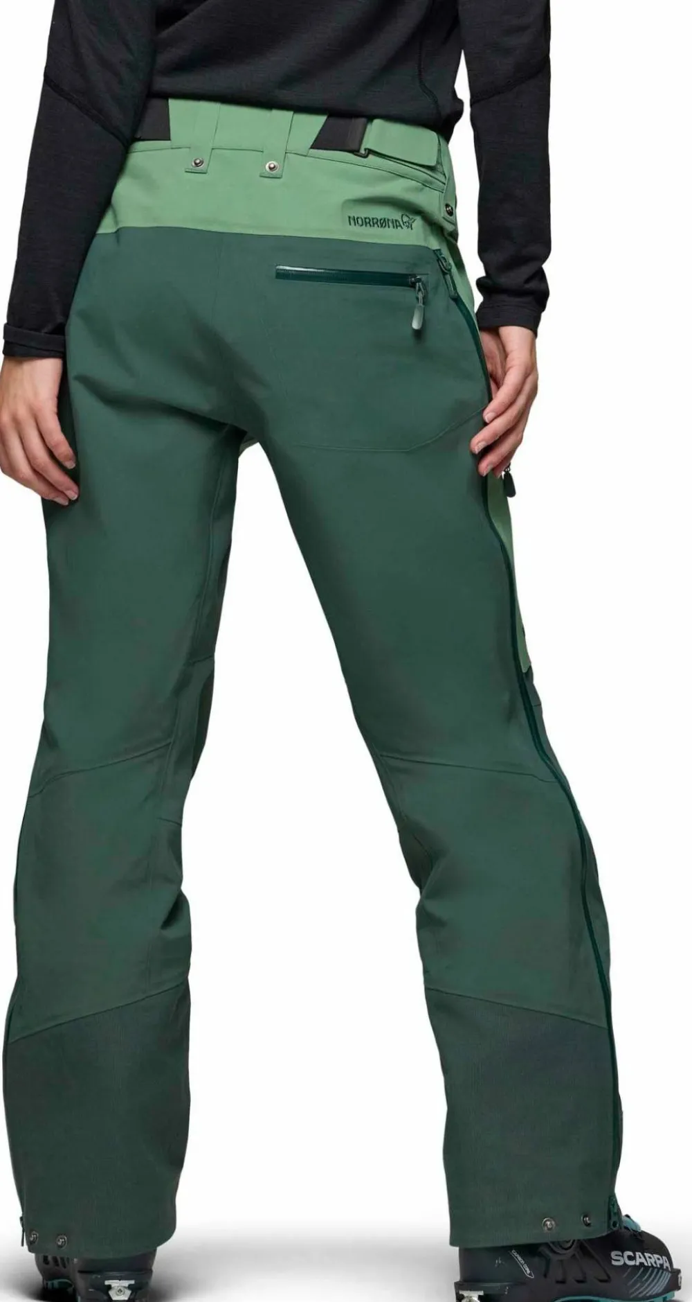 Clearance Norrøna Women's Lofoten GORE-TEX Pro Pants Dark Ivy