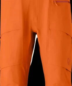 Sale Norrøna Women's Møre GORE-TEX Salopette Gold Flame