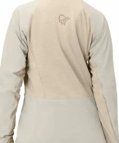 New Norrøna Women's Møre Octa Zip Hood Oatmeal