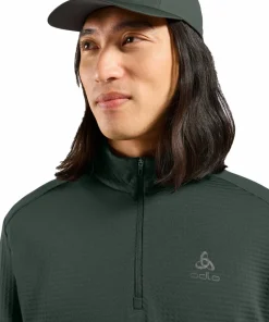 Hot Odlo Men's Essential Thermal Mid Layer 1/2 Zip Urban Chic
