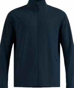 Outlet Odlo Men's Essential Warm Cross Jacket Dark Sapphire