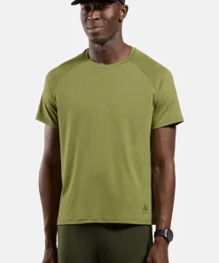 Discount Odlo Men's T-Shirt Crew Neck S/S Essential 365 Guacamole Melange