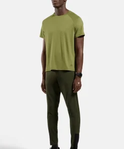 Discount Odlo Men's T-Shirt Crew Neck S/S Essential 365 Guacamole Melange