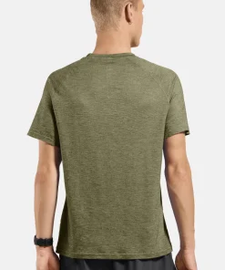 Online Odlo Men's T-Shirt Crew Neck S/S X-Alp Pw 115 Guacamole Melange