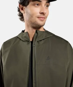 New Odlo Men's Zeroweight Waterproof Jacket Deep Depths