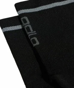Best Odlo Socks Micro Crew Ceramicool Reflective Socks  Black