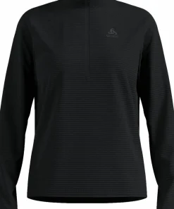 Discount Odlo Women's Essential Thermal Mid Layer 1/2 Zip Black
