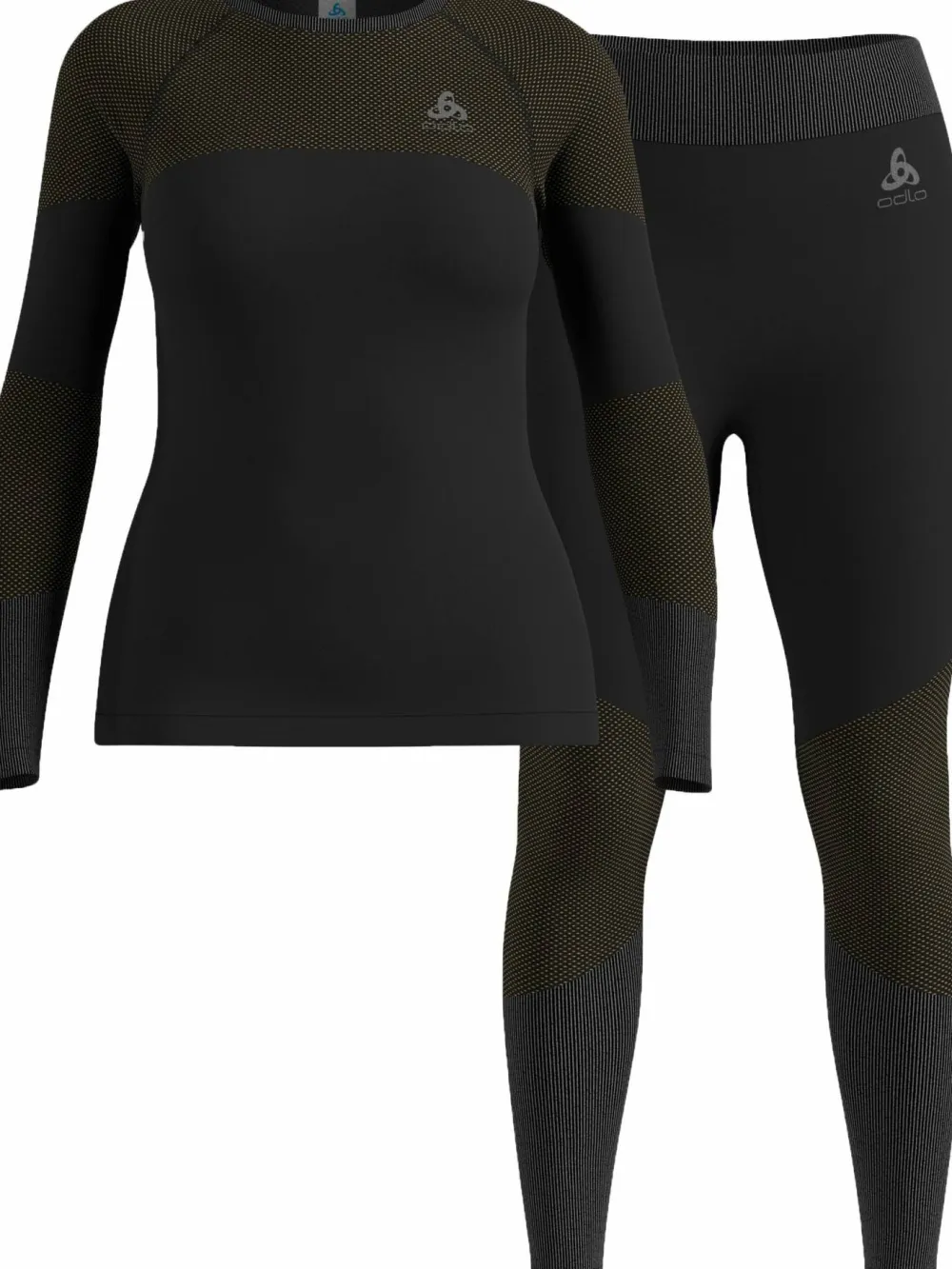 Clearance Odlo Women's Fundamentals Performance Warm Set Long Black