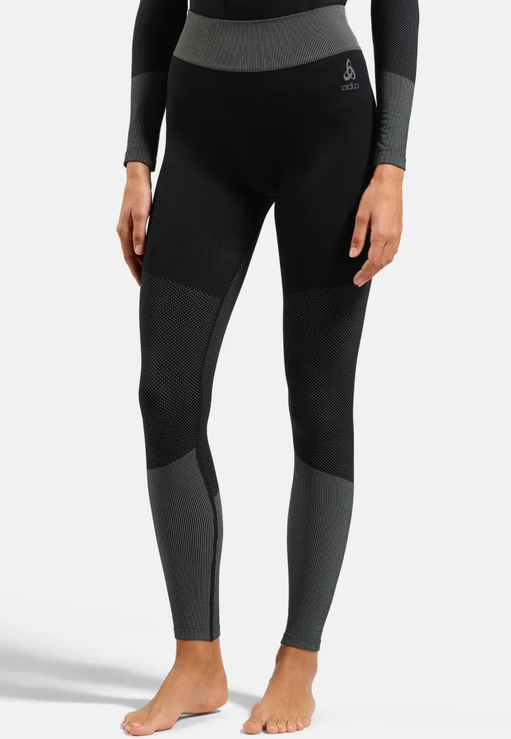 Clearance Odlo Women's Fundamentals Performance Warm Set Long Black