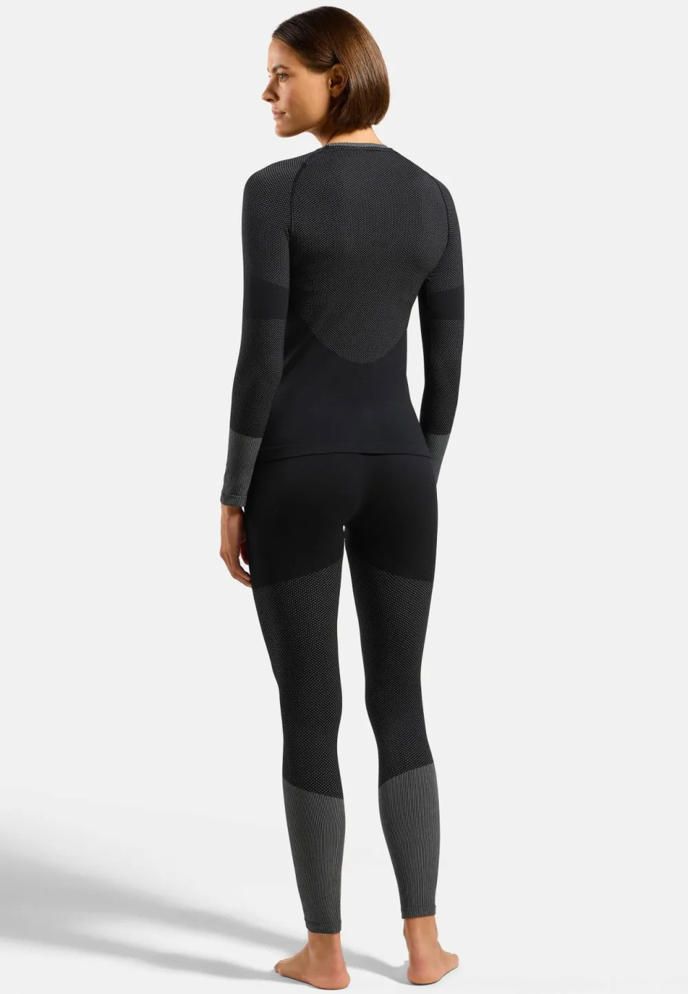 Clearance Odlo Women's Fundamentals Performance Warm Set Long Black