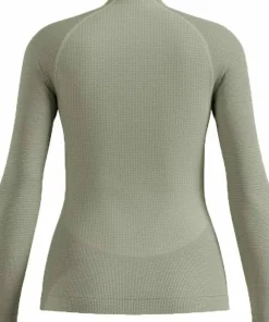 Online Odlo Women's Seamless Performance Wool Base Layer Top Crew Neck Longsleeve Shadow