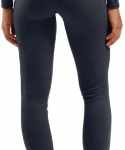 New Odlo Women's Performance Wool 150 Base Layer Bottom Provincial Blue - Dark Sapphire Melange