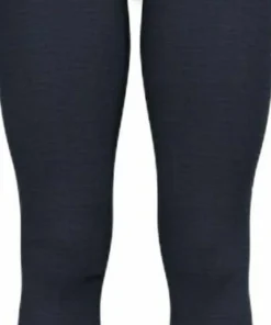 New Odlo Women's Performance Wool 150 Base Layer Bottom Provincial Blue - Dark Sapphire Melange