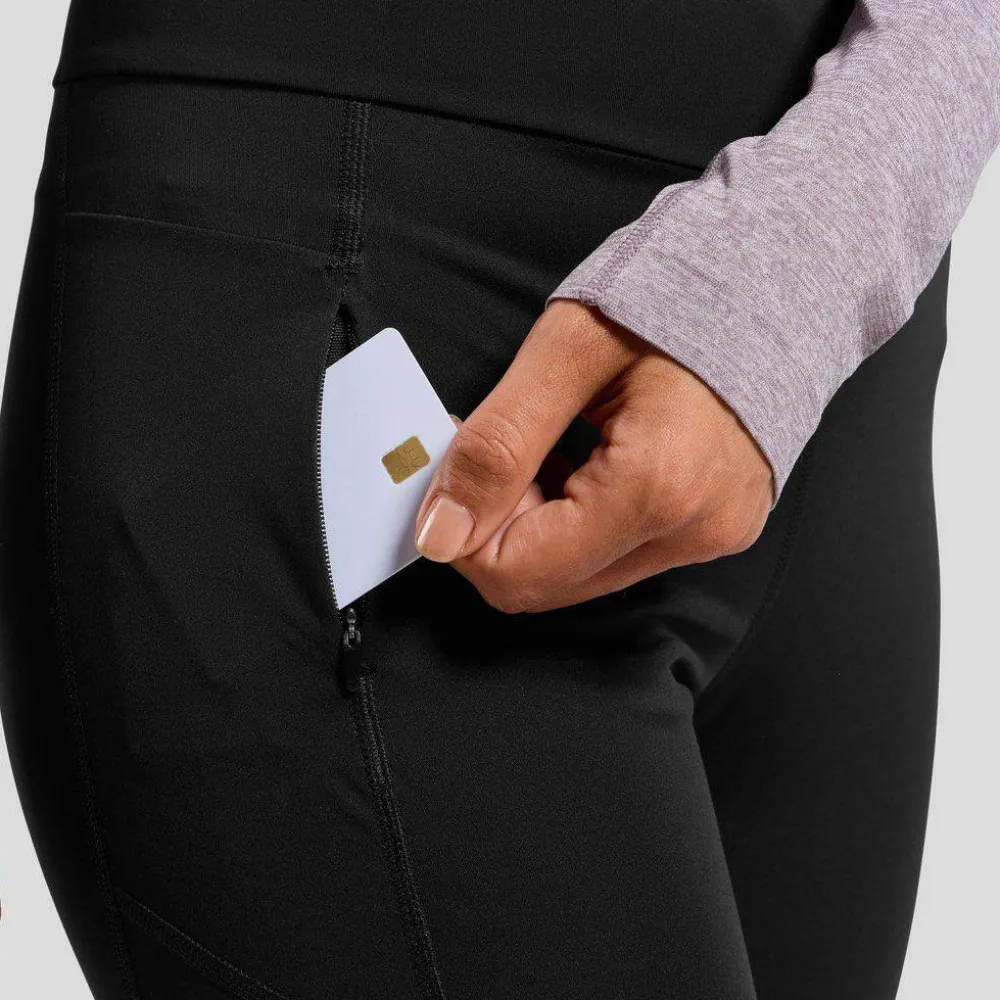 Outlet Odlo Women's Tights Zeroweight Warm Black