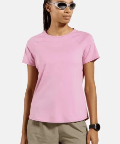 Discount Odlo Women's T-Shirt Crew Neck S/S Essential 365 Hyper Pink Melange