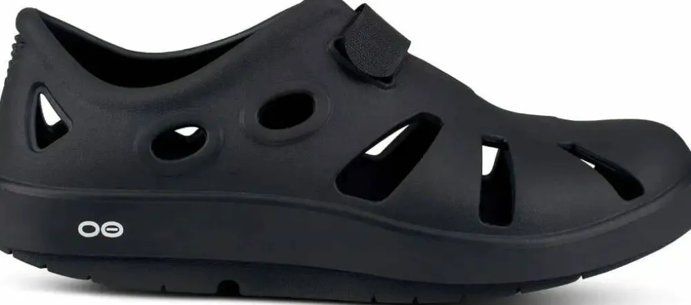 Online OOFOS Unisex Oocandoo Black
