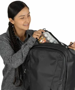 Online Osprey Transporter Wheeled Carry On Raven Black/Black
