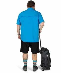 Online Osprey Transporter Wheeled Carry On Raven Black/Black