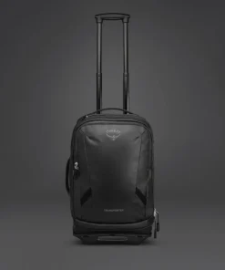 Online Osprey Transporter Wheeled Carry On Raven Black/Black