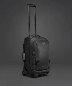 Online Osprey Transporter Wheeled Carry On Raven Black/Black