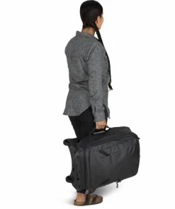 Online Osprey Transporter Wheeled Carry On Raven Black/Black