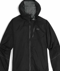 Best Outdoor Research Men's Helium Rain Jacket Black