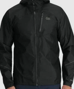 Best Outdoor Research Men's Helium Rain Jacket Black