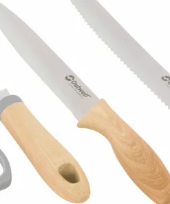 Outwell Chena Knife Set with Peeler and Scissors Blue