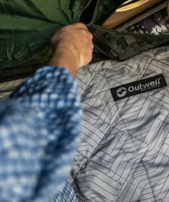 Clearance Outwell Cozy Carpet Monterey 4 Air Black & Grey Black & Grey