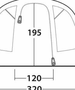 New Outwell Denver 5 Green