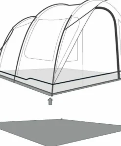 Sale Outwell Footprint Sky 5 Black & Grey Black & Grey