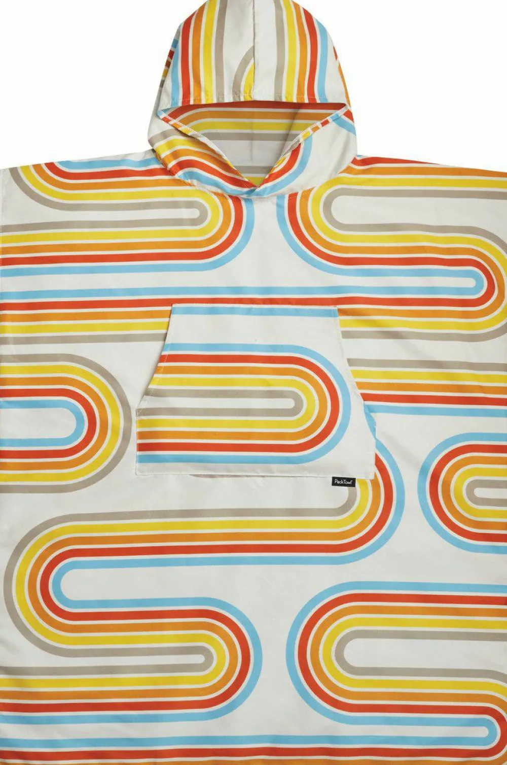 New Packtowl Changing Poncho Retro Curve
