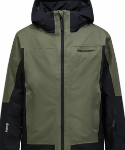 Sale Peak Performance Junior Rider Tech Insulated Jacket Pine Needle/Black/