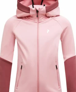 Outlet Peak Performance Junior's Rider Essentials Zip Jacket Warm Blush