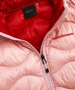 New Peak Performance Juniors' Helium Down Hood Jacket Warm Blush