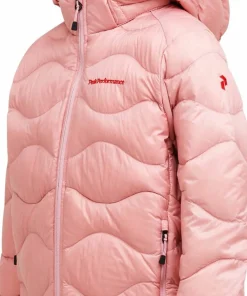 New Peak Performance Juniors' Helium Down Hood Jacket Warm Blush