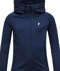 Peak Performance Junior's Rider Essentials Zip Jacket Blue Shadow/Blue Shadow/