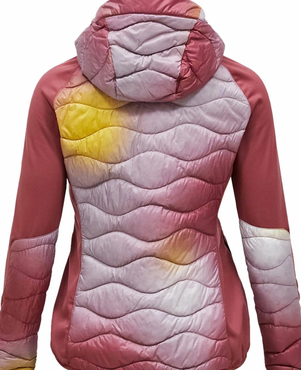 New Peak Performance Women's Helium Down Hybrid Hood Aop