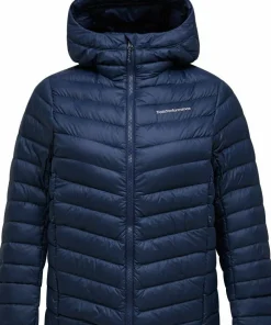 Best Peak Performance Women's Frost Down Hood Jacket Blue Shadow