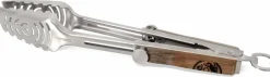 New Petromax Barbecue Tongs Telescopic Stainless Steel/Wood