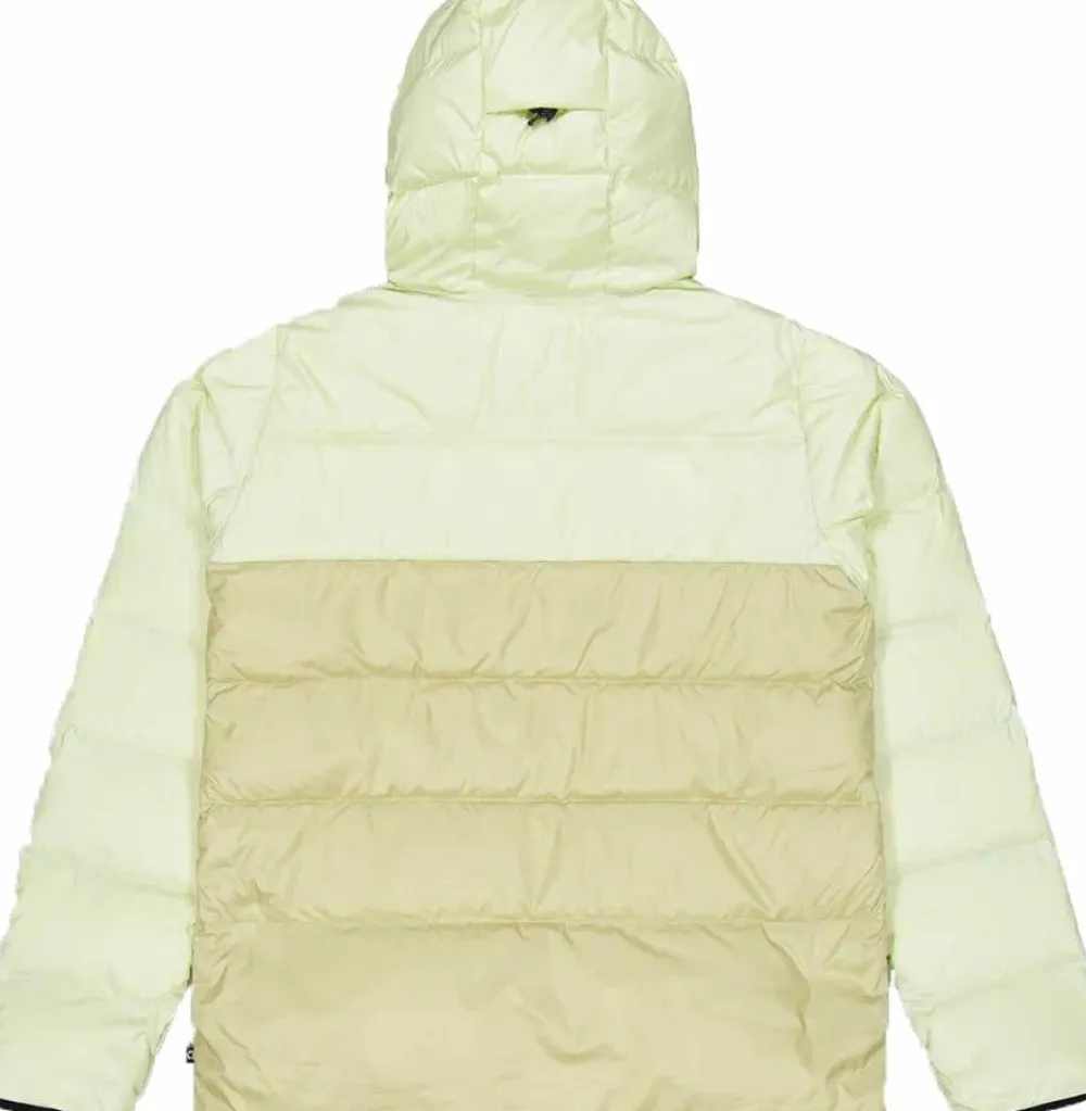 Outlet Picture Organic Clothing Hi Puff Down Women's Jacket Lime Cream Hemp Roebuck