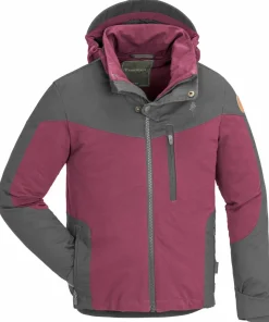 Pinewood Kids' Finnveden Hybrid Jacket Plum/Dark Anthracite Plum/D.Anthracite