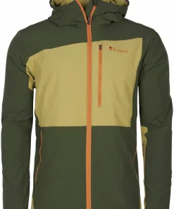 Pinewood Men's Abisko Light Stretch Jacket Goldenhay/Mossgreen