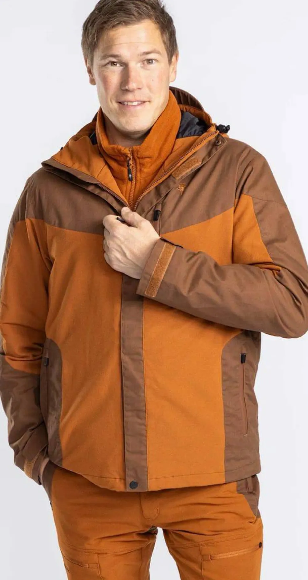 Outlet Pinewood Men's Finnveden Hybrid Extreme Jacket Fudge/Nougat